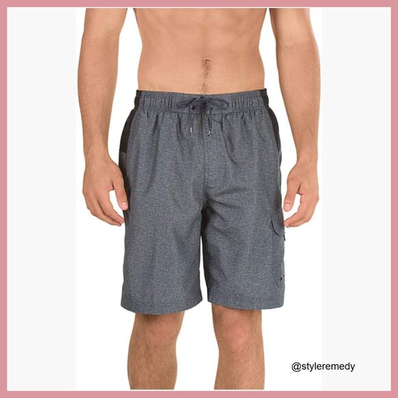 Quick-Dry Polyester Swim Trunks with UPF 50+ Sun Protection
